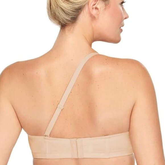 Wacoal Red Carpet Convertible Strapless Full Figure Underwire Bra 32DDD BLACK - Picture 7 of 11